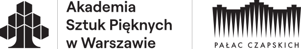 Logo Akademii Sztuk Pięknych w Warszawie oraz Pałacu Czapskich